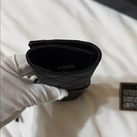 Rare Chanel Black Silk and Leather Jewelry Case - Picture 8 of 10